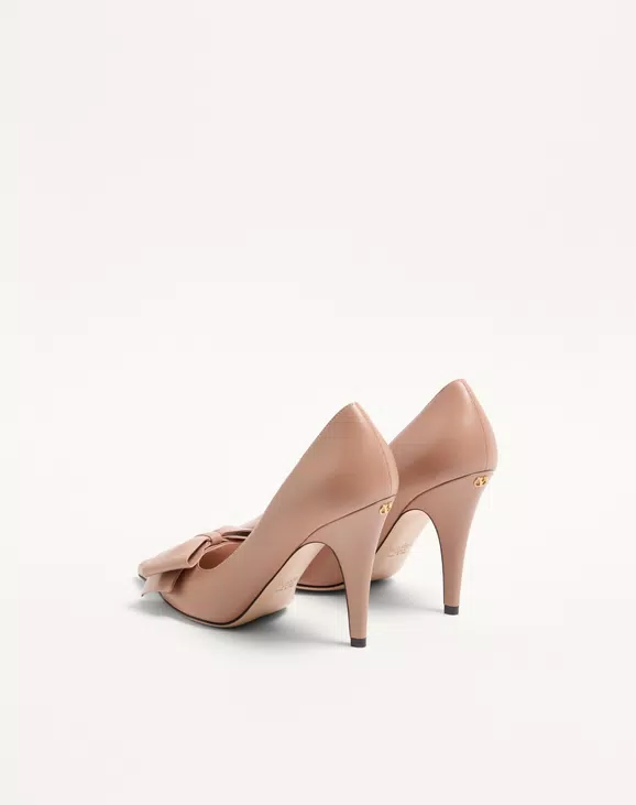 Valentino Bowow Pump In Kidskin 100Mm - Image 4